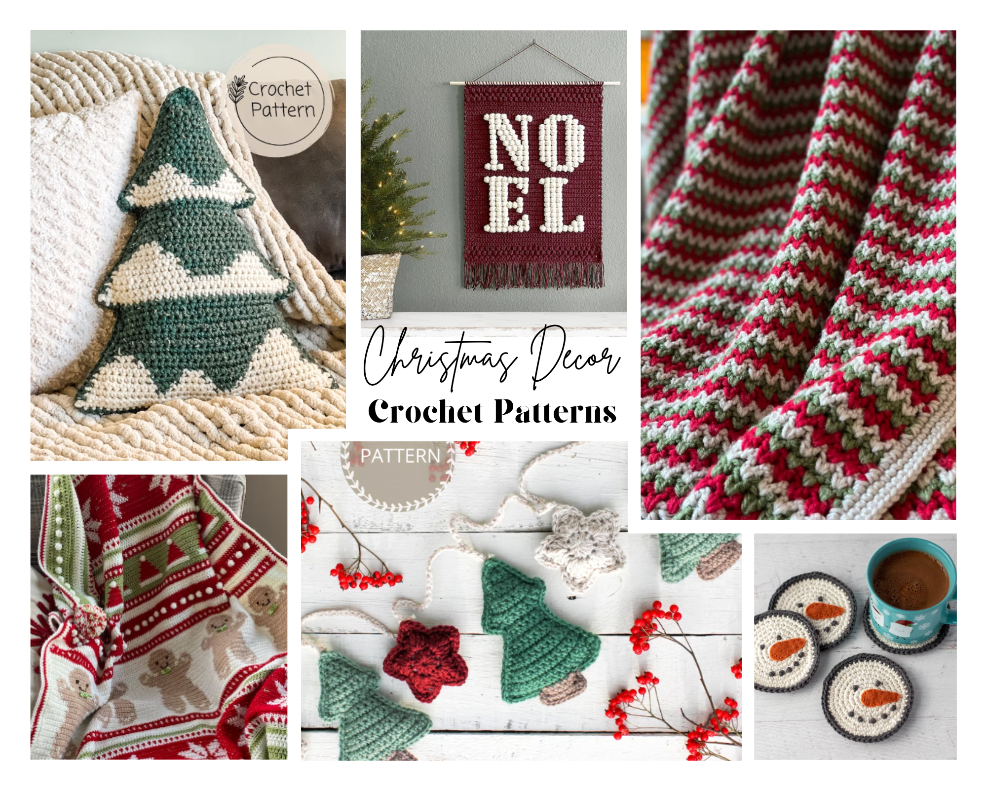 Ravelry: Holiday Christmas Throw Pillows pattern by Leelee Knits